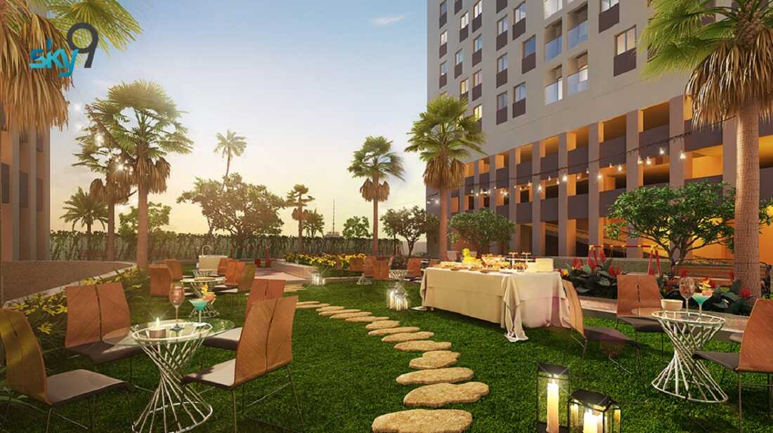 Khu tổ chức tiệc ngoài trời cho cư dân