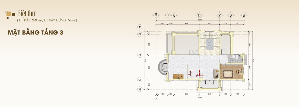Thiết kế biệt thự dự án STC Long Thành