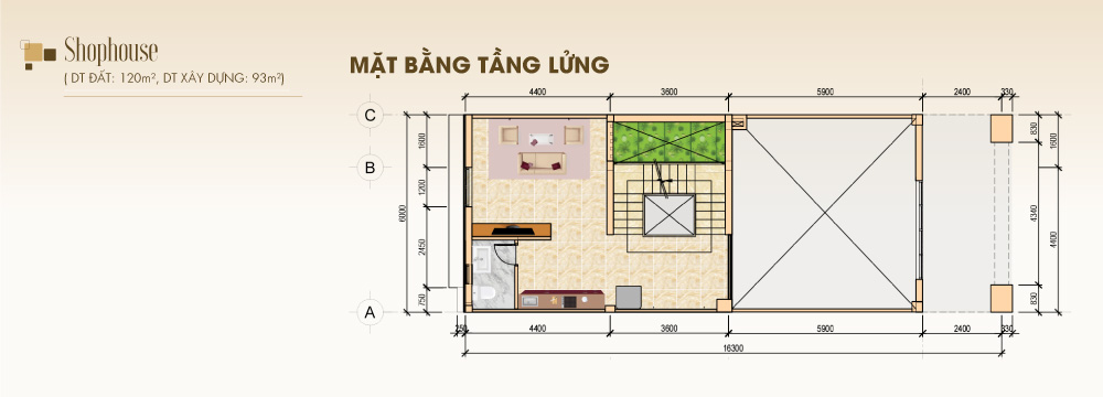 Thiết kế shophouse dự án STC Long Thành