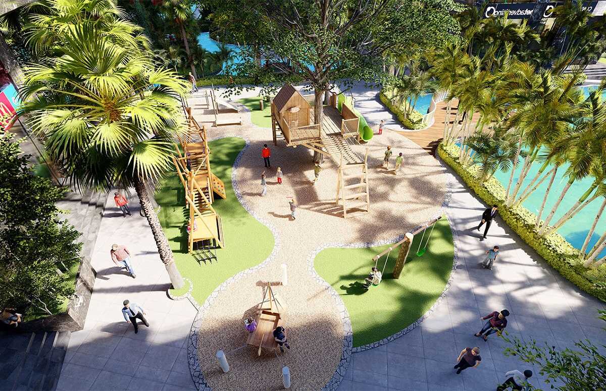Khu vui chơi ngoài trời thiết kế hiện đại