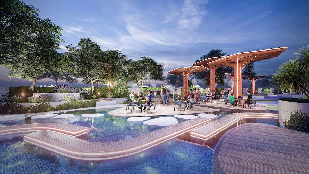 Cảnh quan ấn tượng bên trong dự án