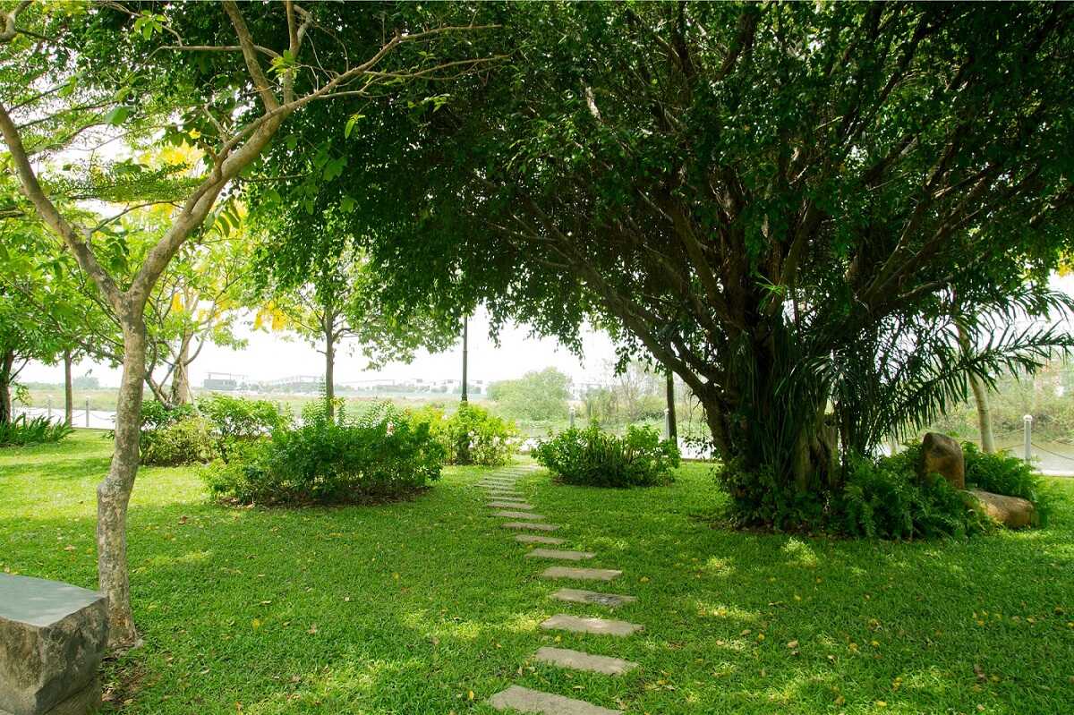 Công viên cây xanh bên trong khuôn viên dự án