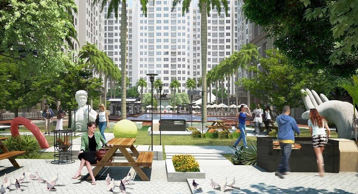 Khu cảnh quan ngoài trời đẹp hiện đại