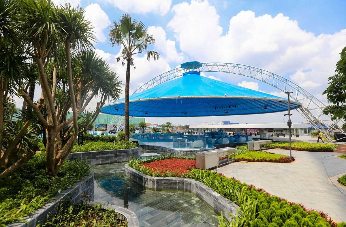 Cảnh quan đẹp bên trong dự án