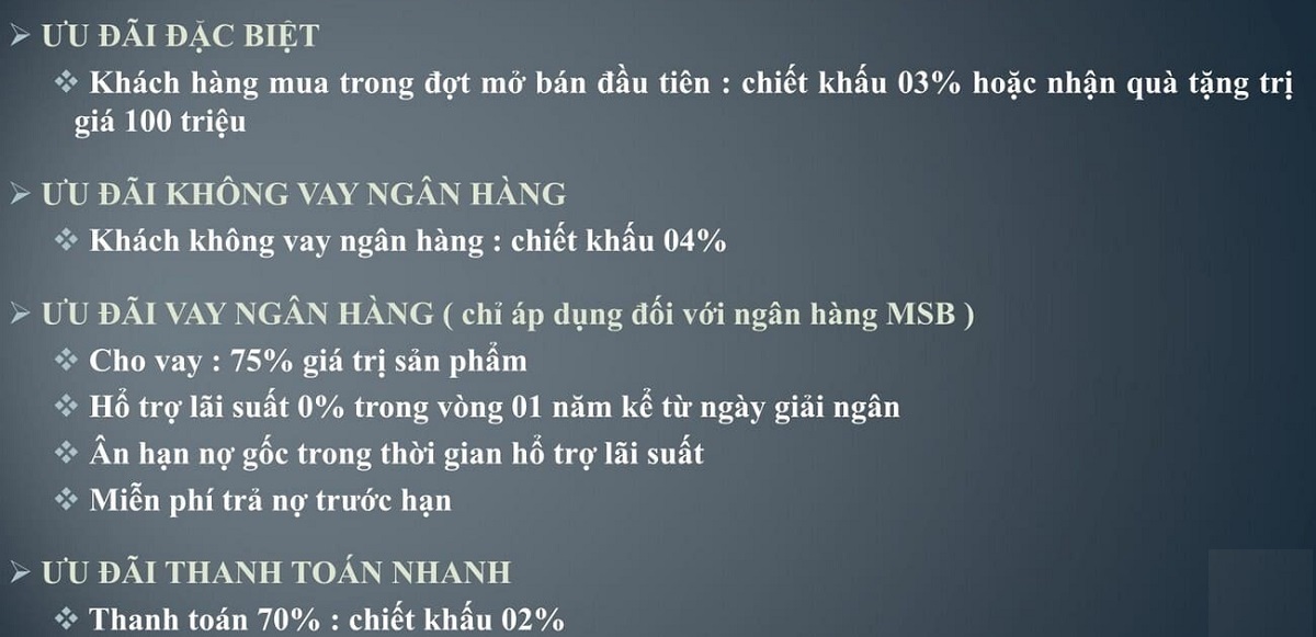 Nhiều ưu đãi hấp dẫn khi mua nhà tại dự án The Grand Sentosa