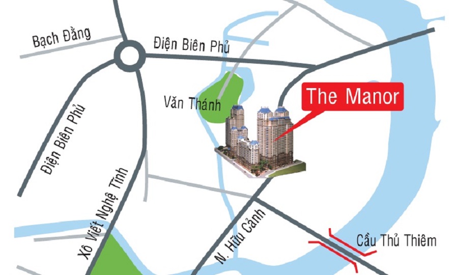 Vị trí xây dựng dự án The Manor
