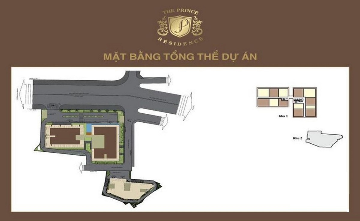 Mặt bằng tổng thể dự án The Prince Residence