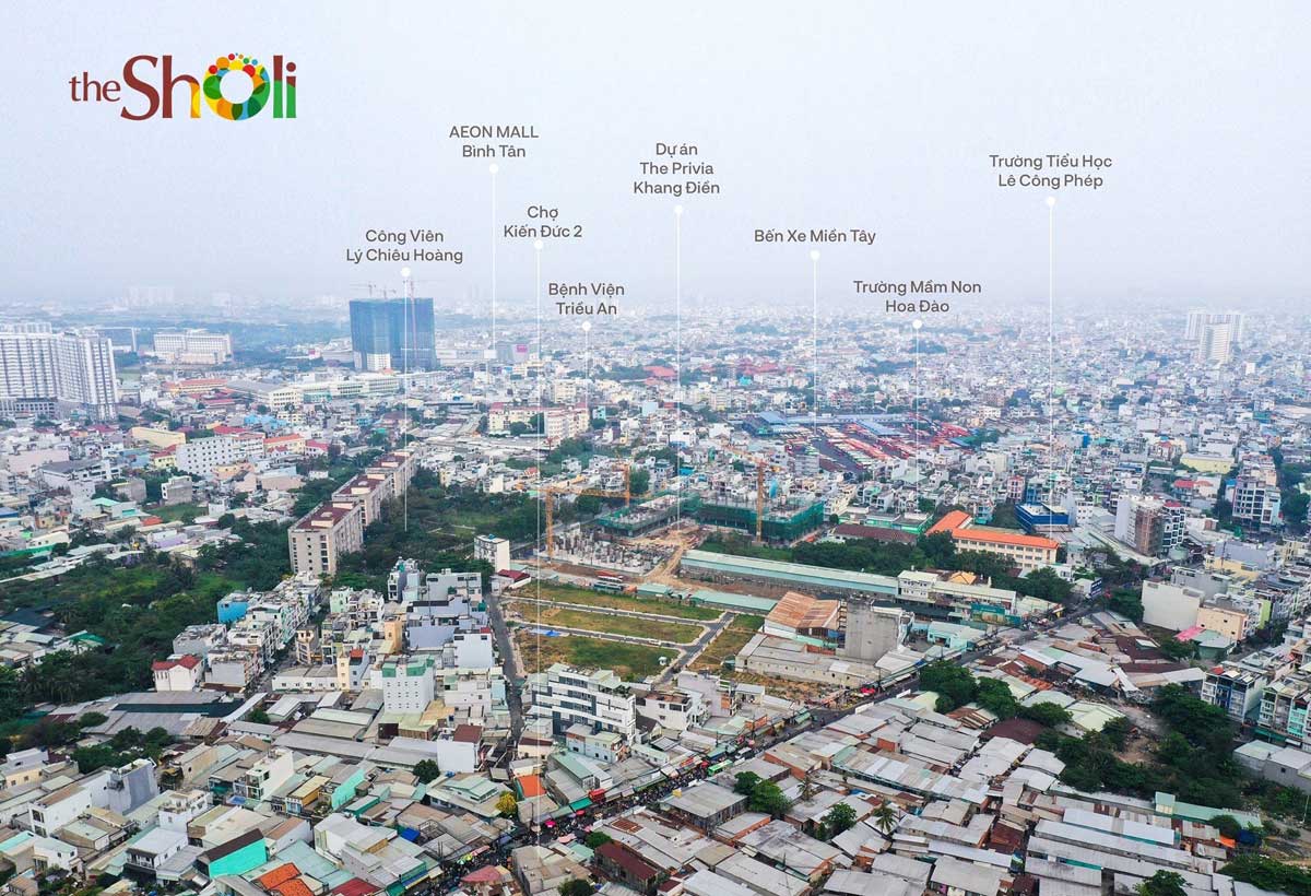 Tiện ích ngoại khu The Sholi Bình Tân