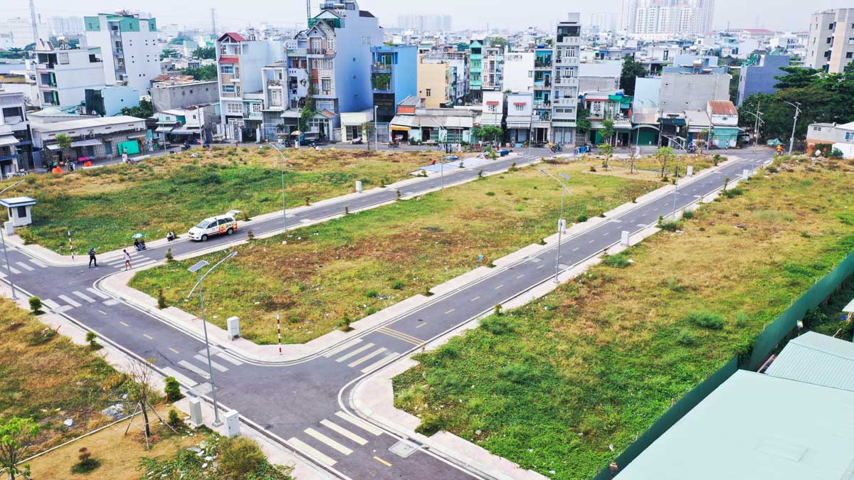 Đường nội khu và hạ tầng đã hoàn thiện