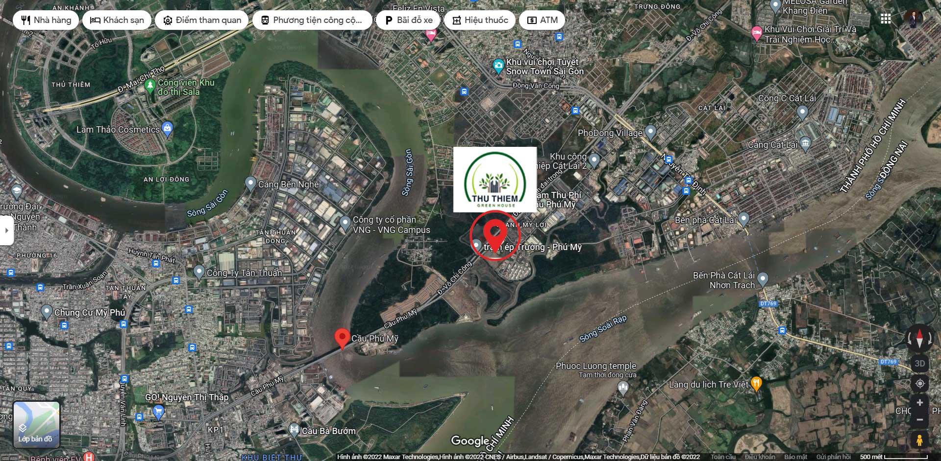 Vị trí căn hộ Thủ Thiêm Green House