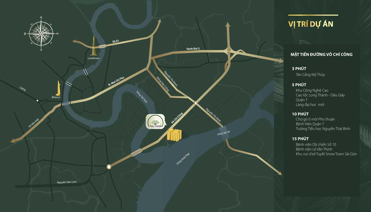 Vị trí liên kết vùng tiện lợi