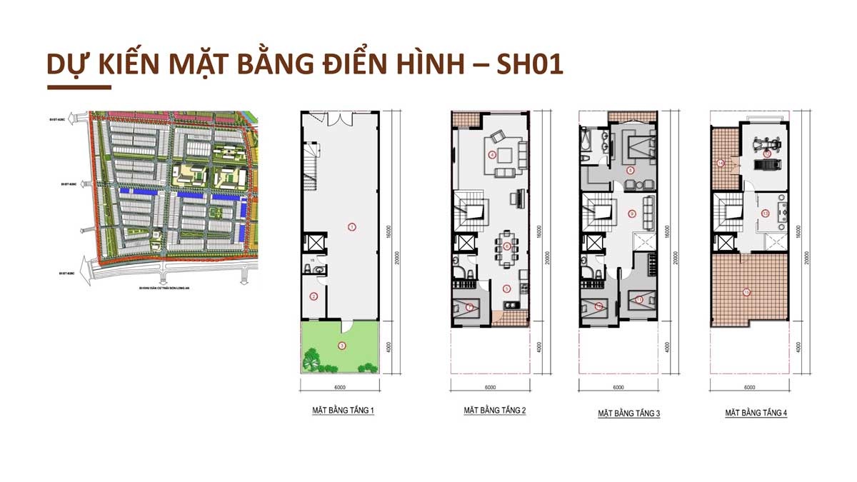 Mặt bằng shophouse dự án T&T Millennia City