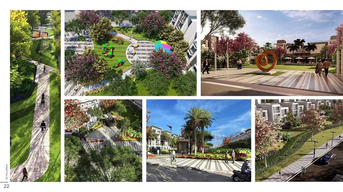 Không gian xanh bên trong dự án