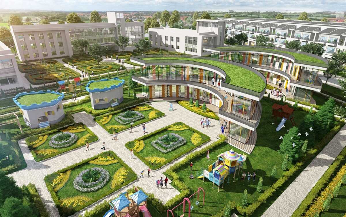 Khu thương mại được thiết kế đẹp kết hợp khu vui chơi