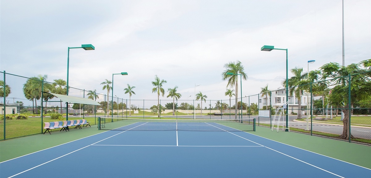 Sân tennis sang trọng