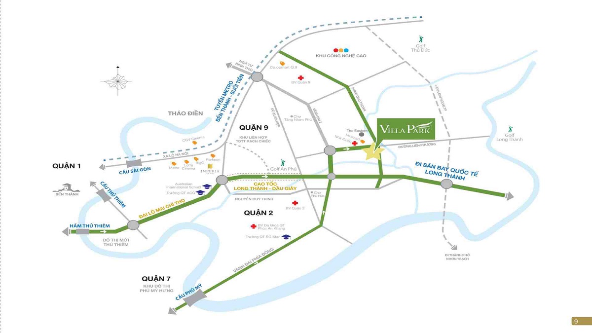 Vị trí xây dựng dự án Villa Park