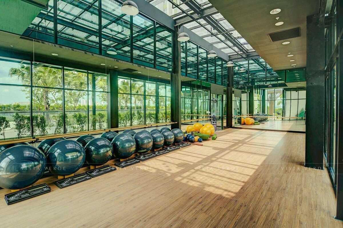 Phòng tập gym với đa dạng thiết bị
