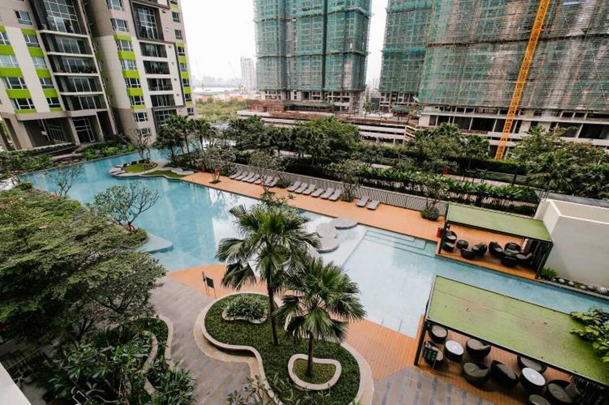 Không gian sống xanh bên trong dự án