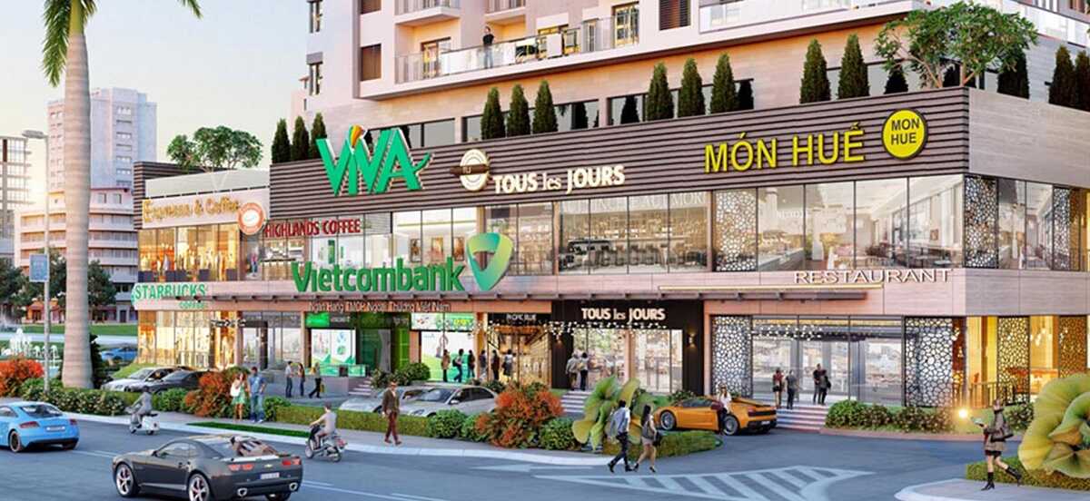 Shophouse phục vụ đa dạng tiện ích