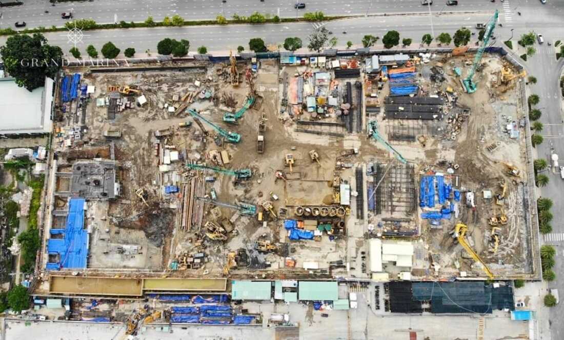 Tiến độ dự án Grand Marina Saigon tháng 10/2021