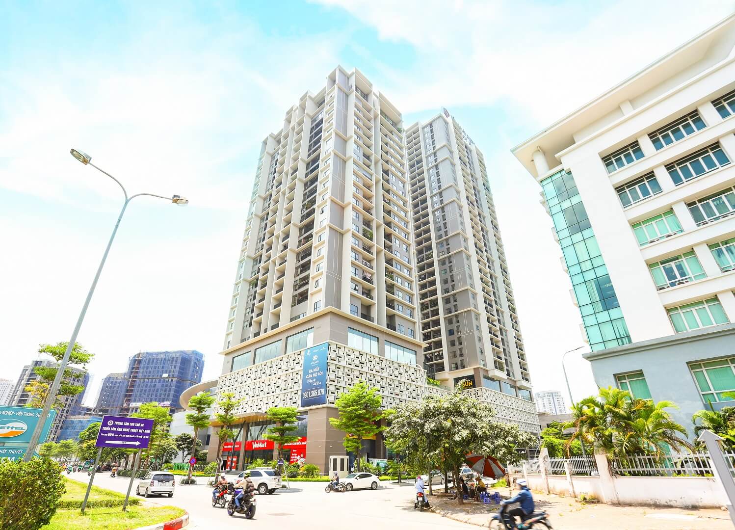 Hình ảnh thực tế của dự án Sky Park Residence
