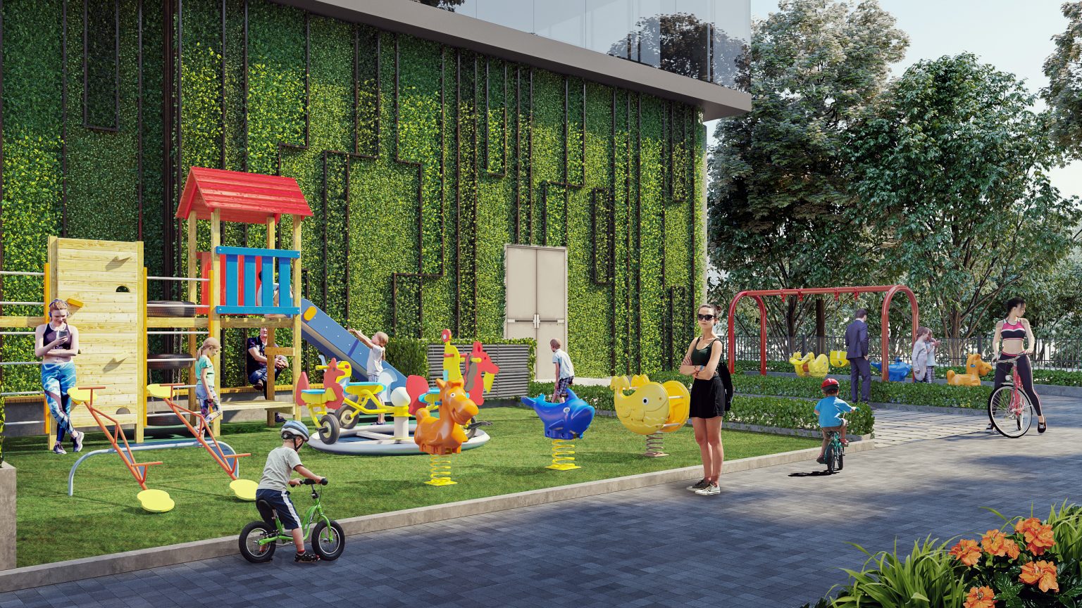 Khu vui chơi dành cho trẻ em tại The Nine