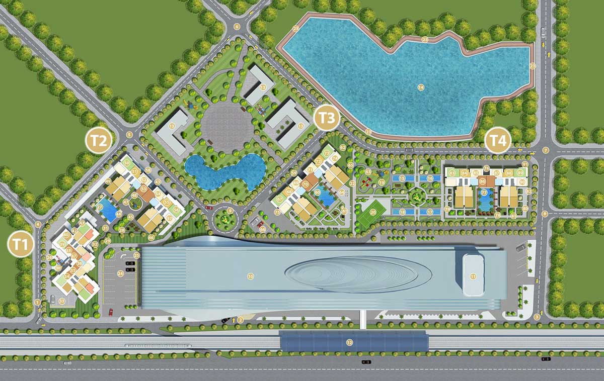 Mặt bằng tổng thể dự án Masteri Thảo Điền