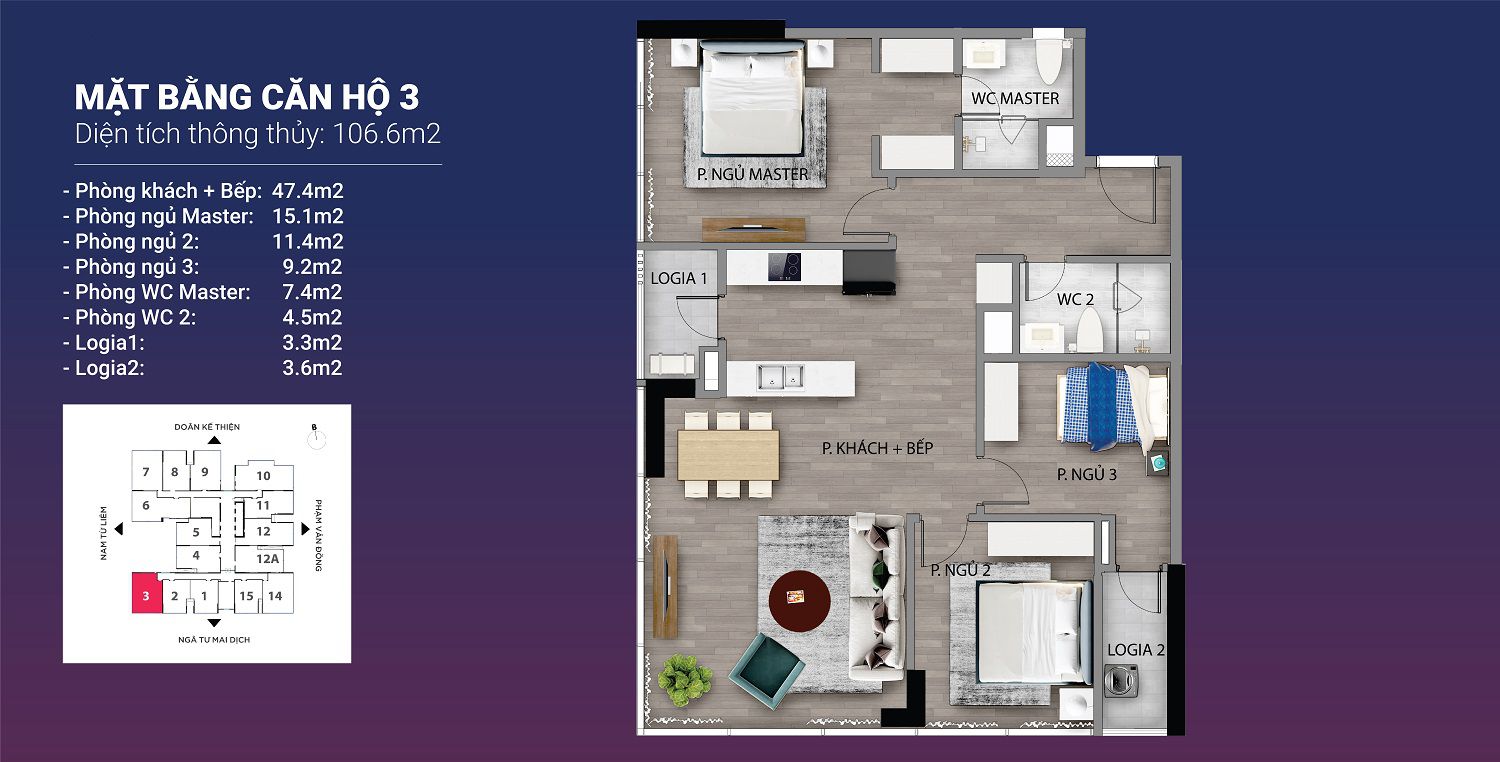 Mặt bằng căn hộ 03