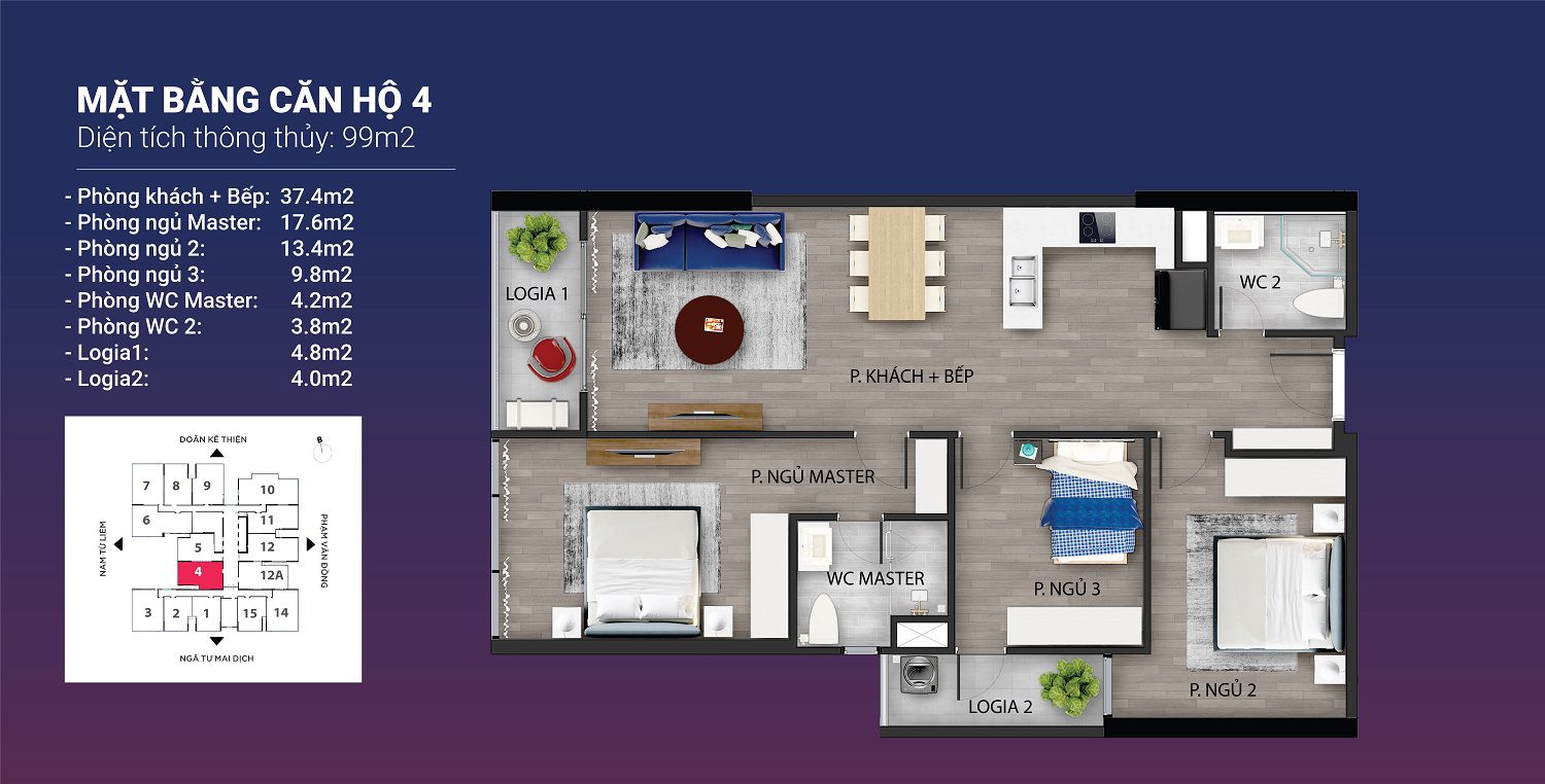 Mặt bằng căn hộ 04