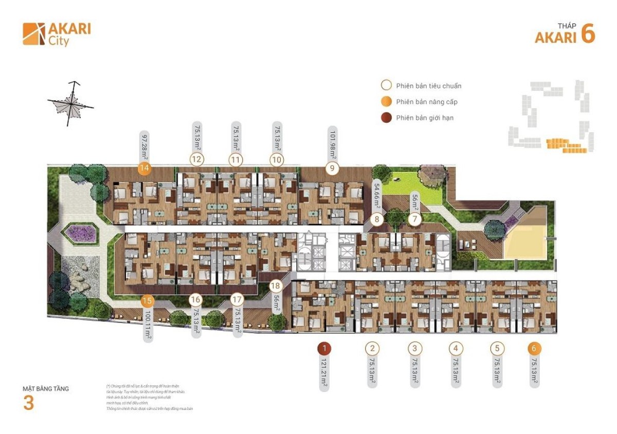 Mặt bằng Akari Nam Long /mat-bang-tang-3-thap-6-akari-nam-long