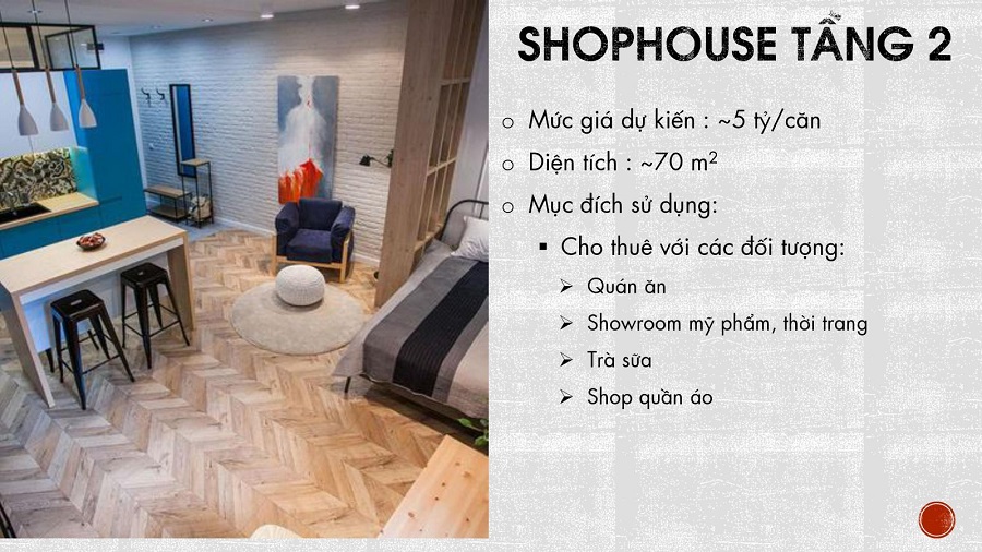 thiết kế căn shophouse lầu 2 dự án D one Gò Vấp thiet-ke-shophouse-d-one-go-vap-lau-2