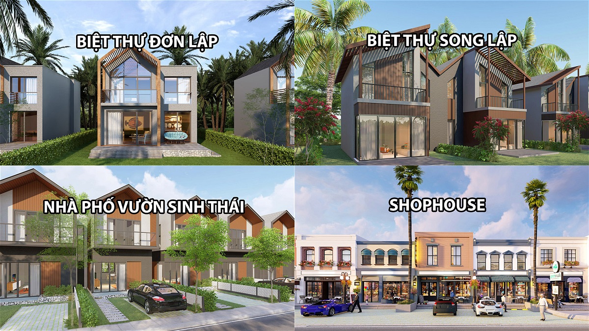 Đa dạng các sản phẩm nhà ở tại Novaworld Hồ Tràm