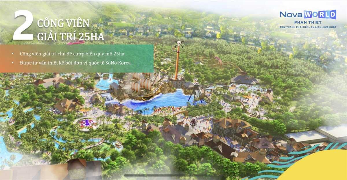 Công viên chủ đề rộng 25ha