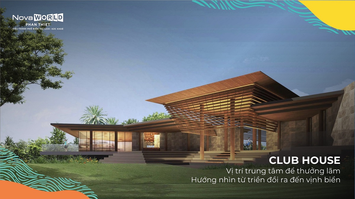 Khu Club House hiện đại phục vụ cho khách hàng