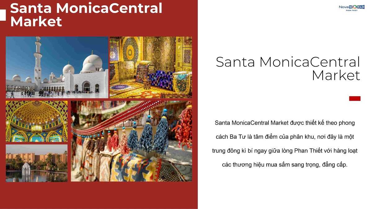 Khu chợ Ba Tư với hàng loạt các thương hiệu mua sắm đẳng cấp