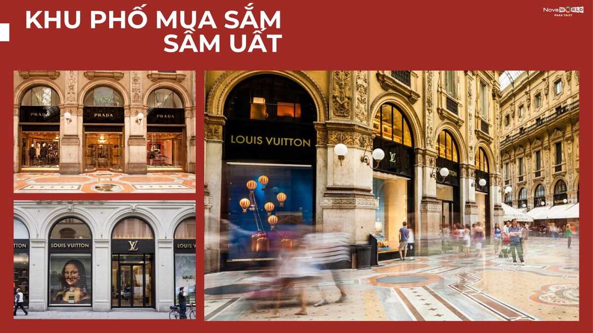 Khu phố mua sắm sầm uất