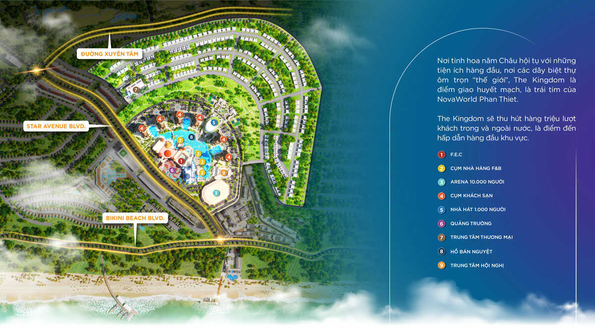 Mặt bằng tổng thể phân khu The Kingdom