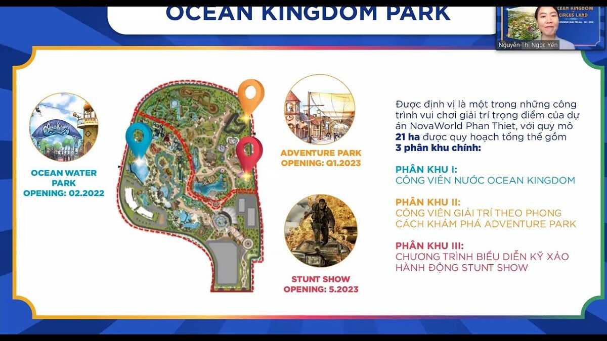 Phân bố các tiện ích bên trong phân khu The Kingdom