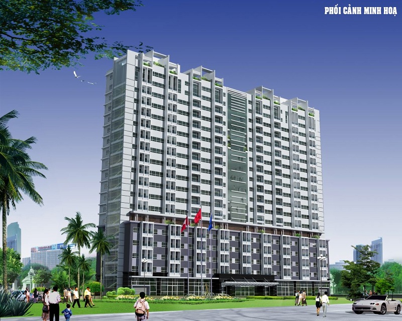 Phối cảnh dự án chung cư C1 Thành Công