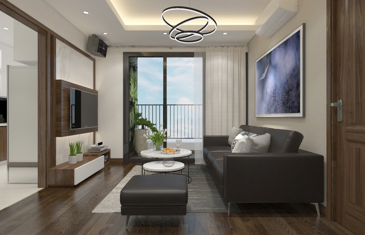 Phong cách thiết kế phòng khách Vinata Tower