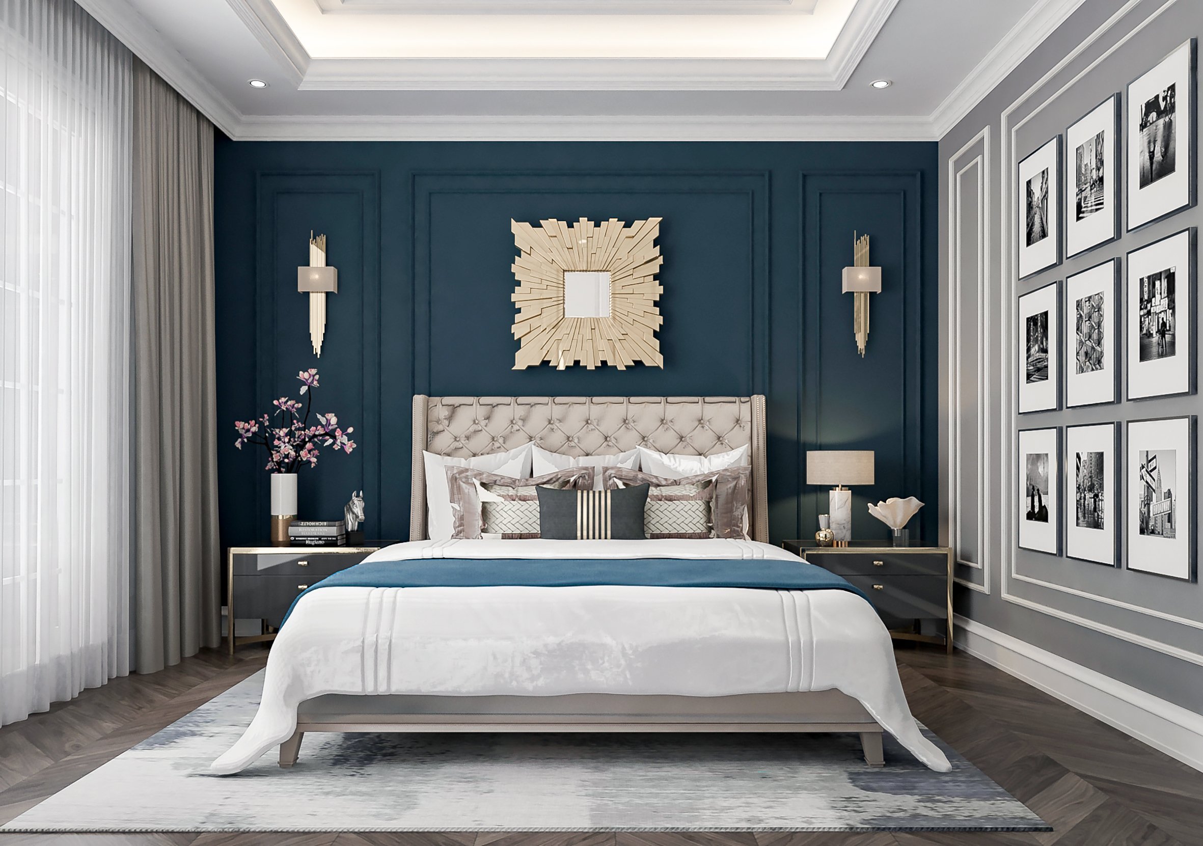 Thiết kế phòng ngủ căn hộ Discovery Central