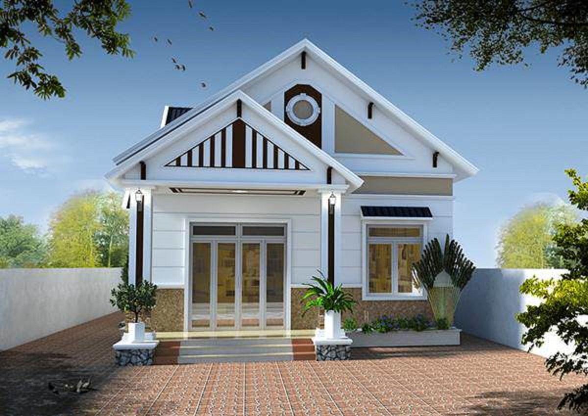 Nhà cấp 4 có sân sinh hoạt thoải mái