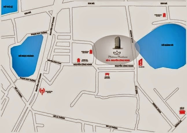 Vị trí dự án Platinum Residences