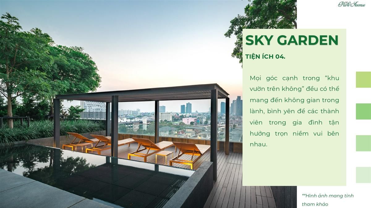 Sky Garden tại The Park Avenue