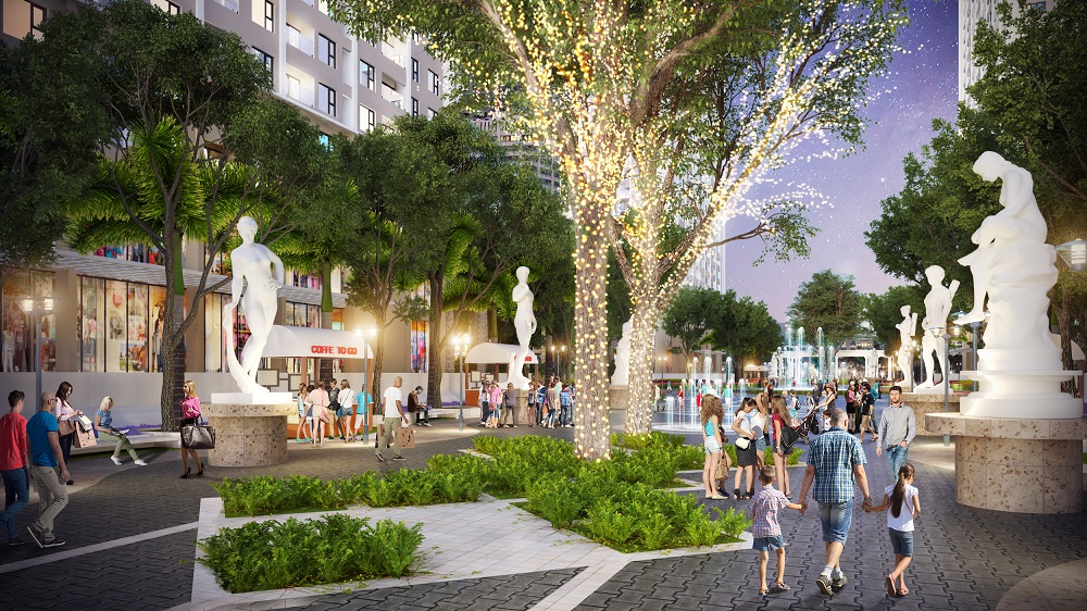 Đường dạo bộ tại khuôn viên An Bình City