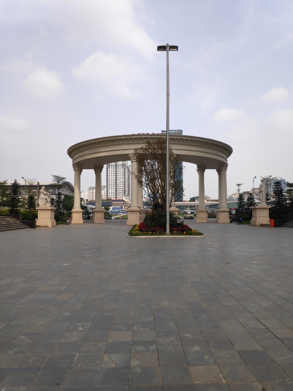 Hình ảnh thực tế Đại lộ La Mã tại An Bình City