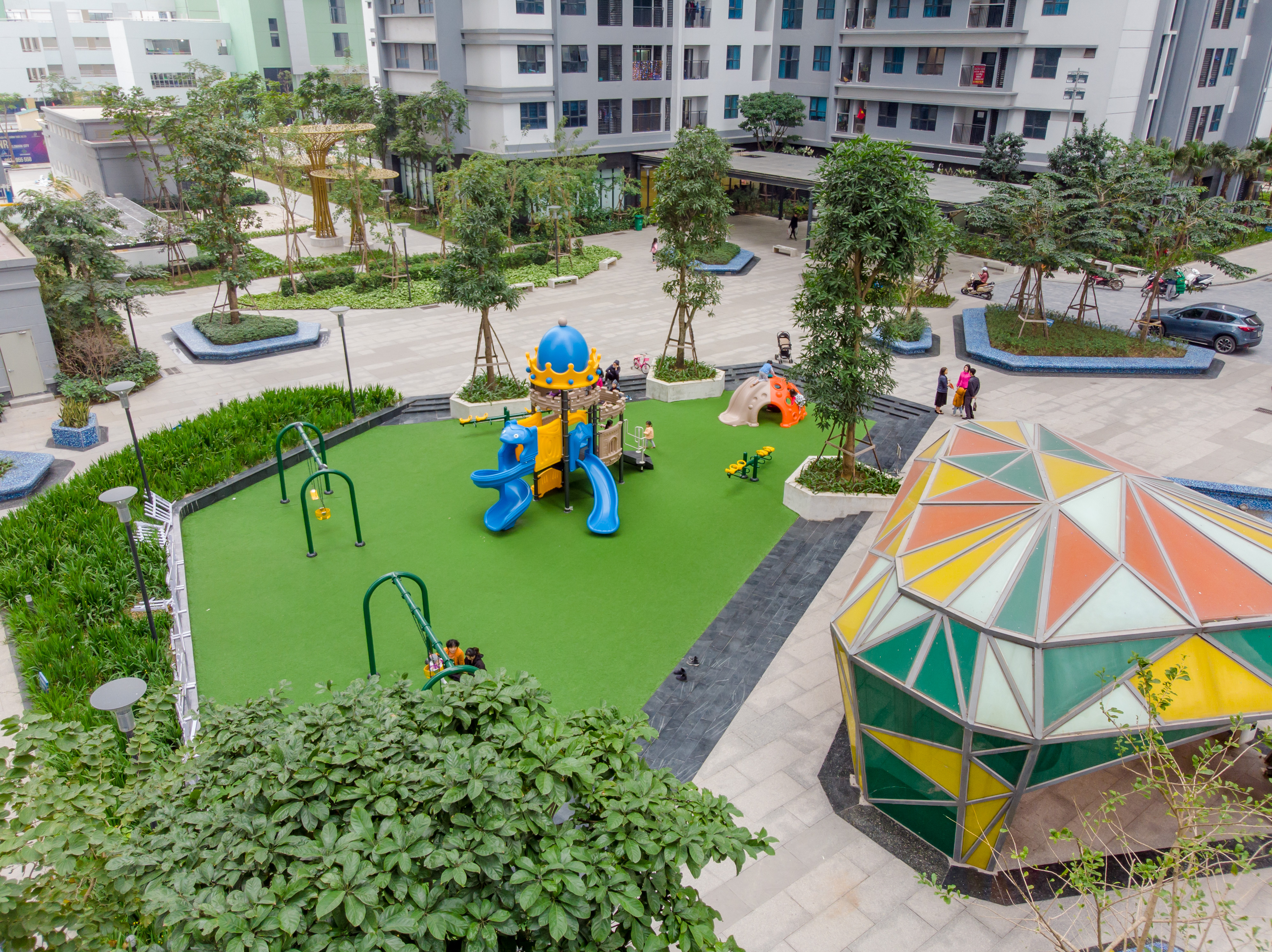 Khu vui chơi dành cho trẻ em tại Chung cư TNR Sky Park