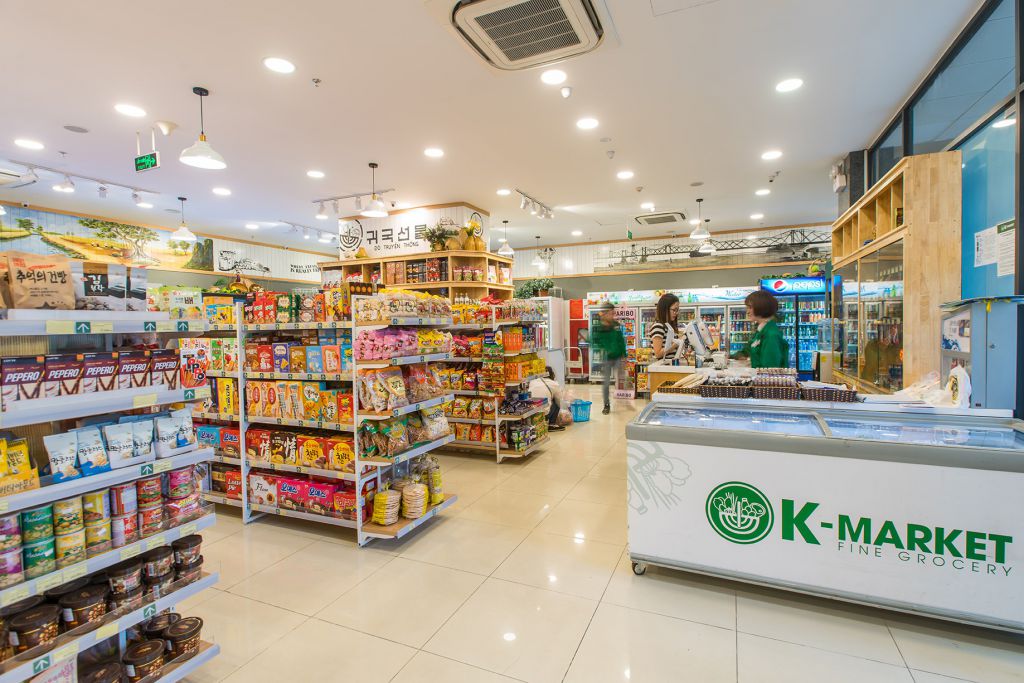 Hình ảnh thực tế siêu thị tại Chung cư TNR Sky Park