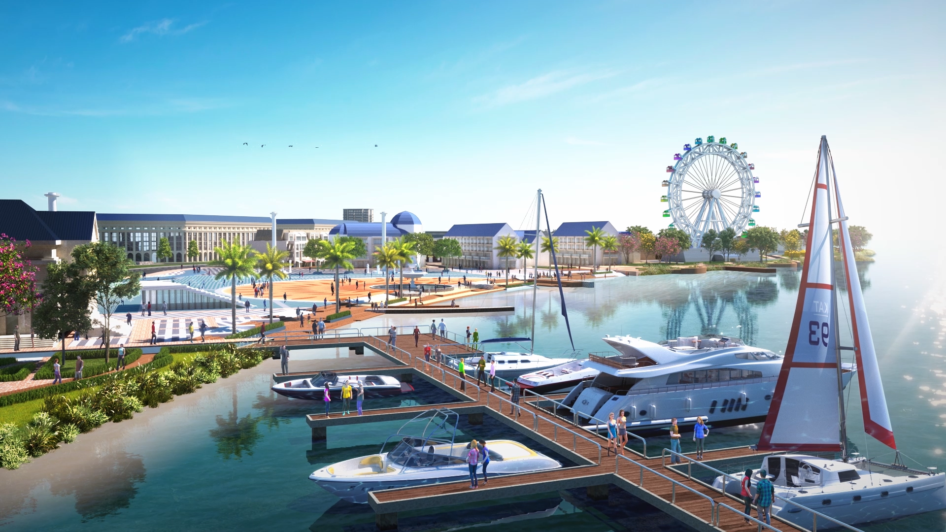 tiện ích sun harbor 1 aqua city