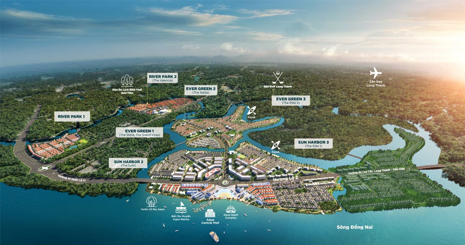 vị trí the valencia aqua city